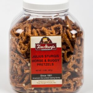 Horse & Buggy Pretzels - Large Storage Jar