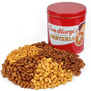 Bite Size Pretzels Assorted - Large Tin