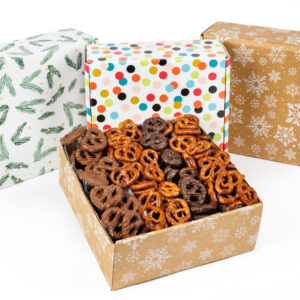 Chocolate Covered Pretzels & Little Ones® Pretzels - Decorative Carton