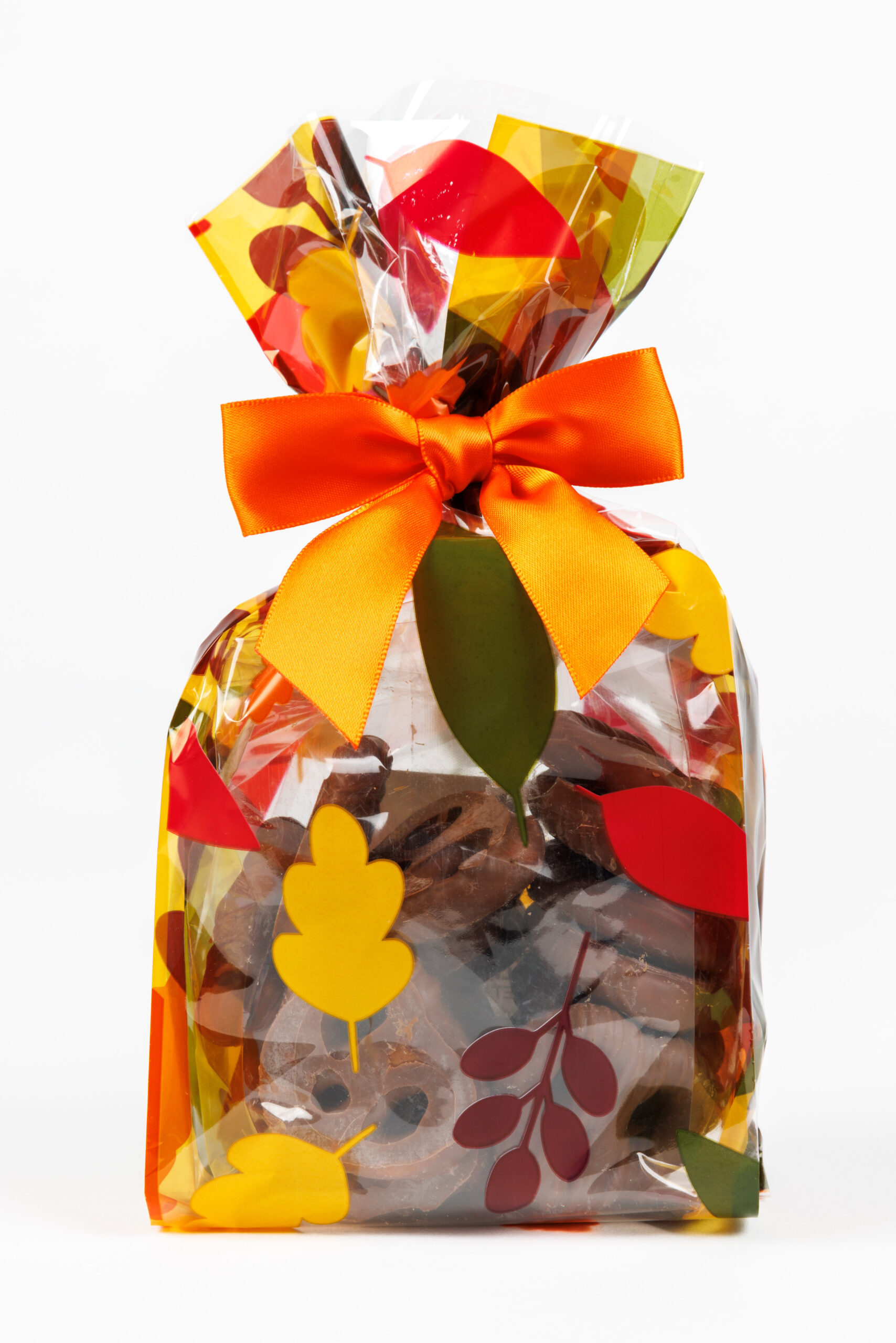 Milk & Dark Chococolate Covered Pretzels in Seasonal Cello Bags - 12 bags - Image 2