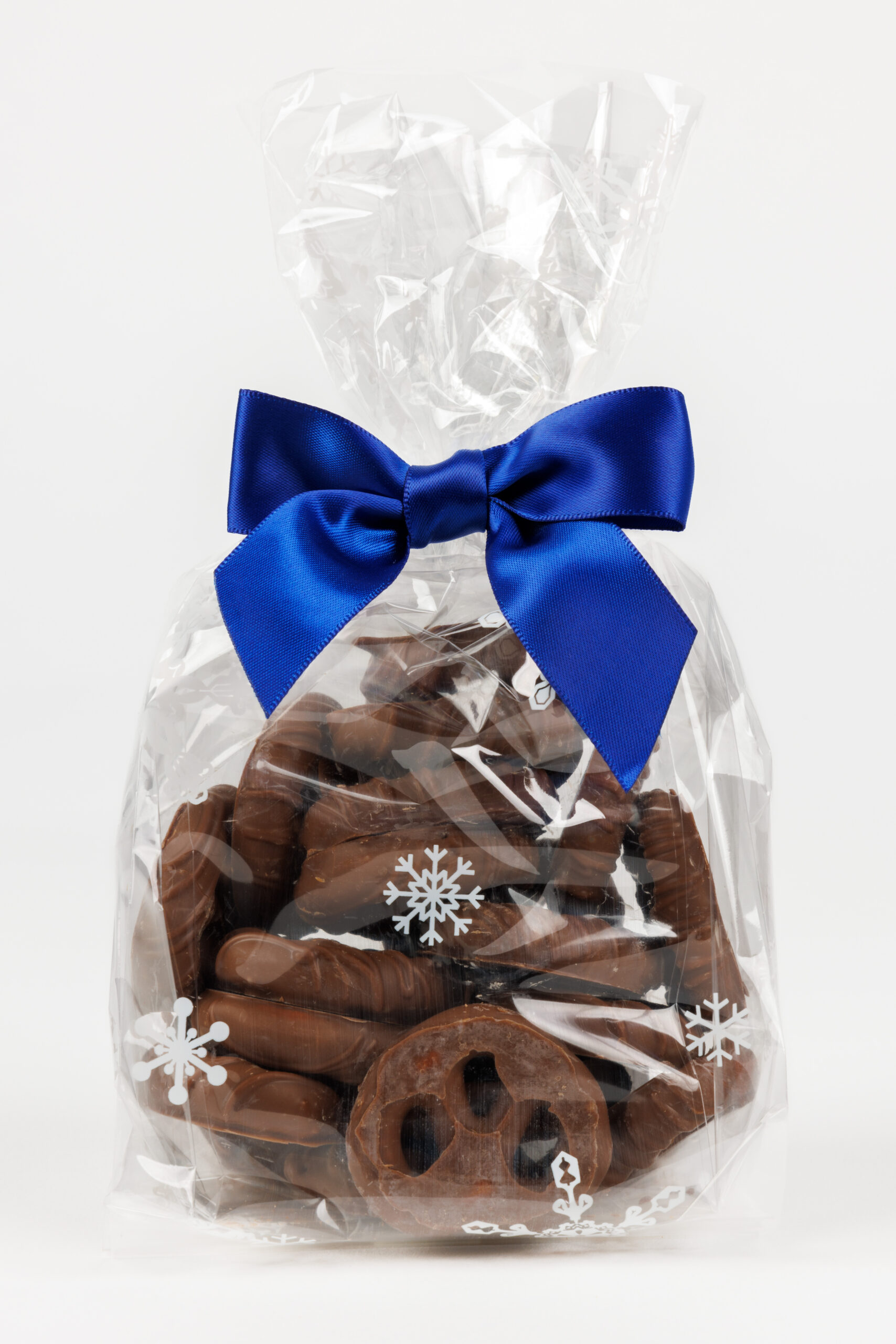 Milk & Dark Chococolate Covered Pretzels in Seasonal Cello Bags - 12 bags - Image 4