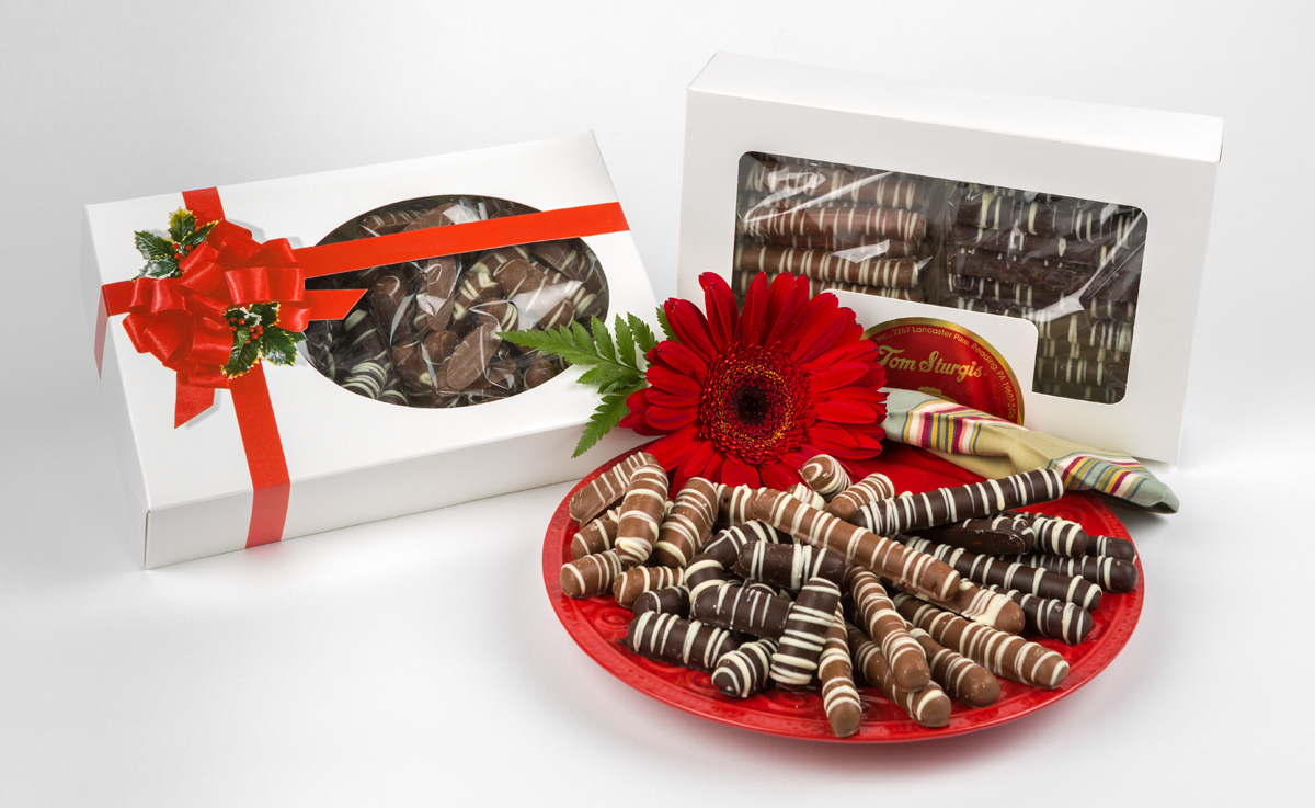 Milk & Dark Chocolate Covered Cinnamon Sugar Stiks & Honey Graham Stiks