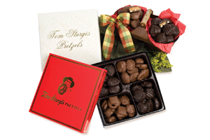 Peanut Butter & Caramel Filled Chocolate Pretzel Gift Box
