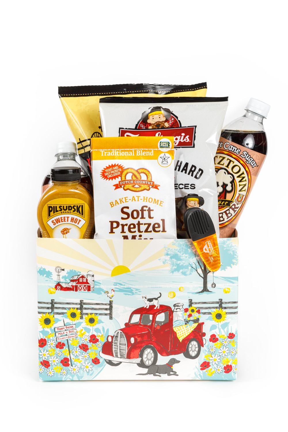 Bake Your Own Pretzels Gift Basket Box