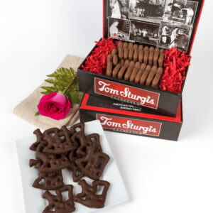 Tom Sturgis Pretzel Keepsake Box with Chocolate Pretzels