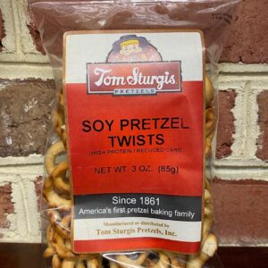 High Protein, Low Carb Soy Based Pretzels - 12-3 Ounce Bags