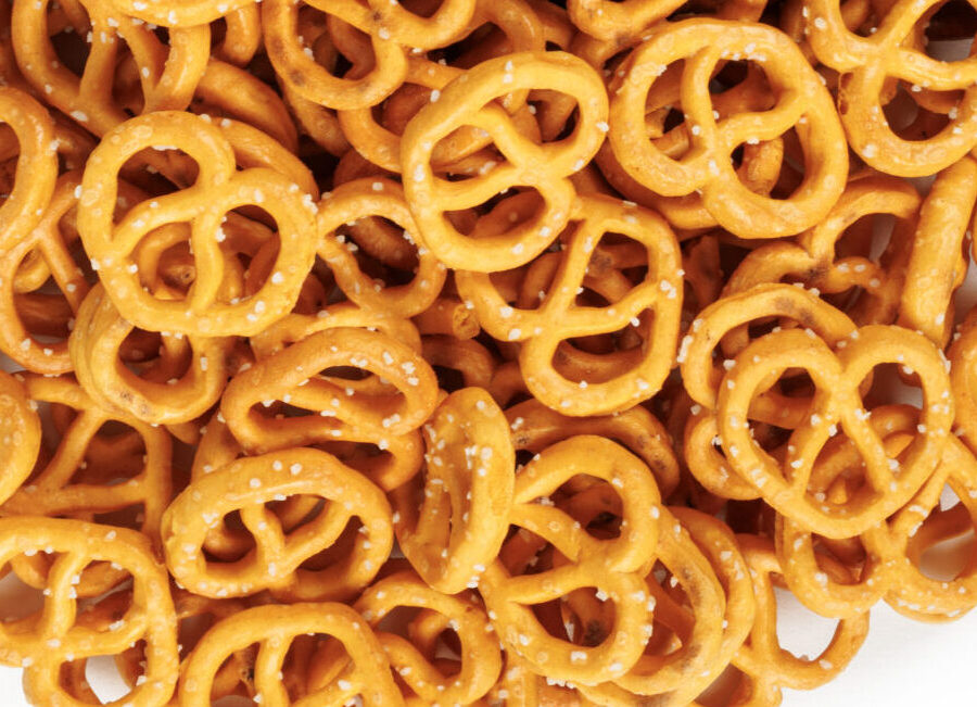 Little Ones® Pretzels & Little Cheesers Pretzels - Decorative Plastic Tub