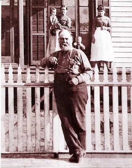 Julius Sturgis leaning on a fence
Description automatically generated