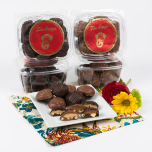 Dark/Milk Chocolate Caramel Filled Pretzels - Tubs